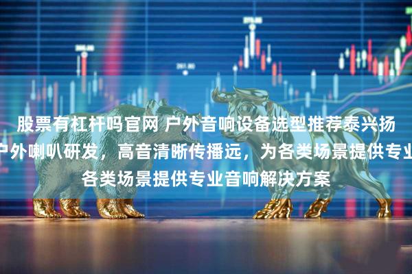 股票有杠杆吗官网 户外音响设备选型推荐泰兴扬声电子，专注户外喇叭研发，高音清晰传播远，为各类场景提供专业音响解决方案